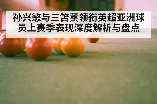 孙兴慜与三笘薰领衔英超亚洲球员上赛季表现深度解析与盘点